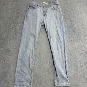 Levi's Women's Jeans 502 Size 12 (26x27) Regular Taper Blue‎ Denim Light Wash